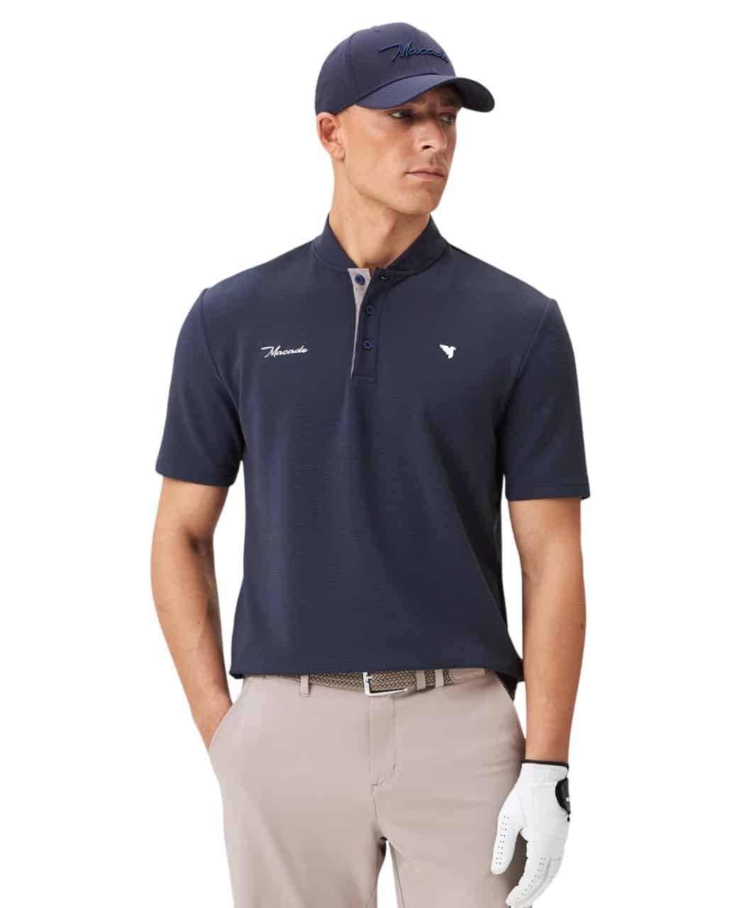 Macade Heath Dark Blue Bomber Shirt