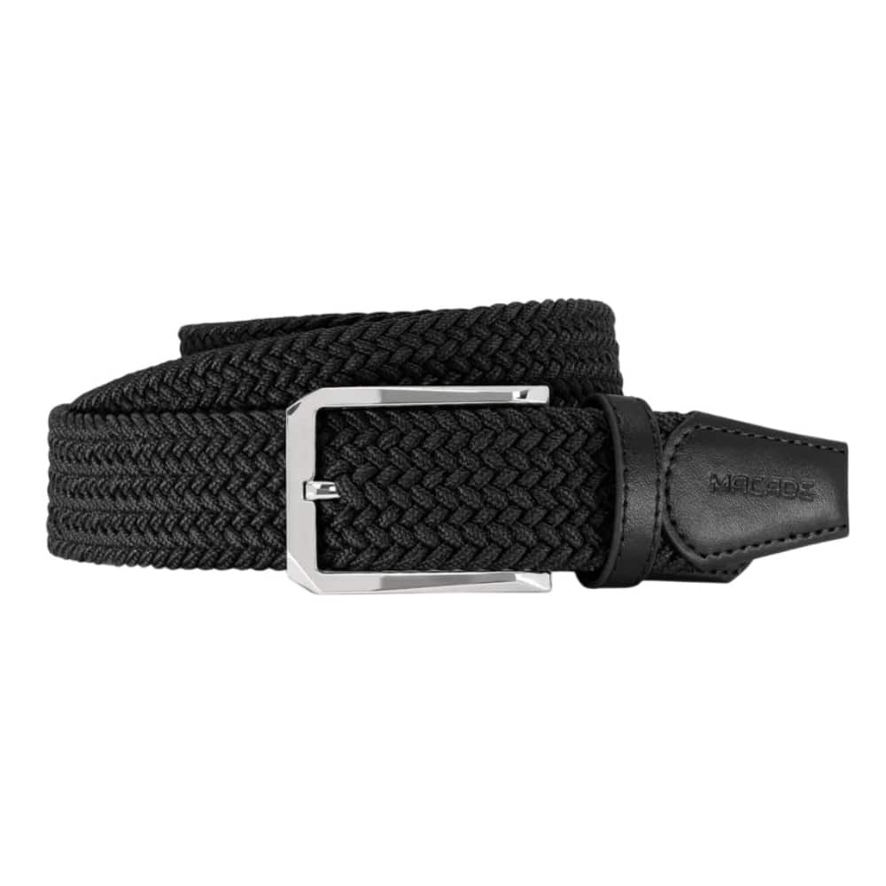 Macade Men's Elastic Black Belt
