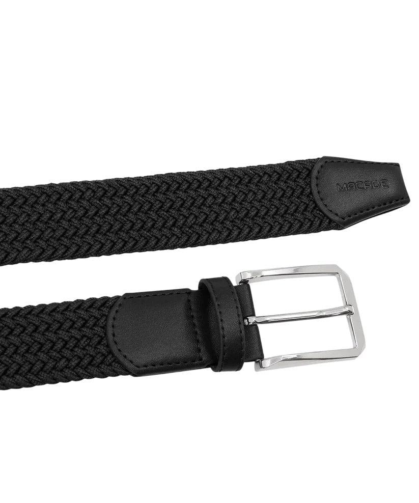 Macade Men's Elastic Black Belt