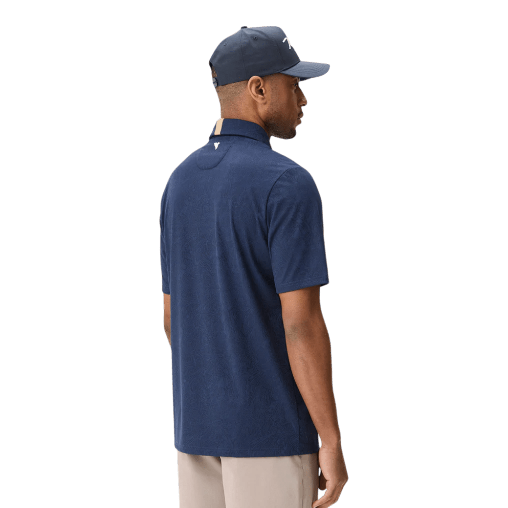 Macade Navy Paisley Core Polo Shirt