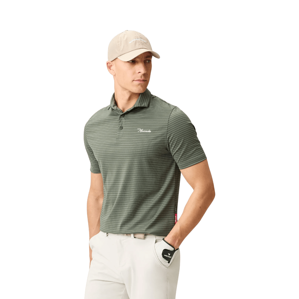 Macade Olive Cooling Tech Golf Shirt