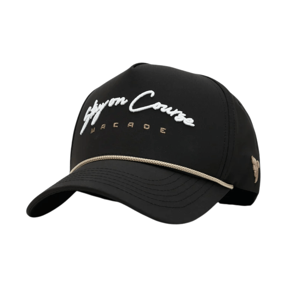 Macade Rope Course Black Snapback Cap