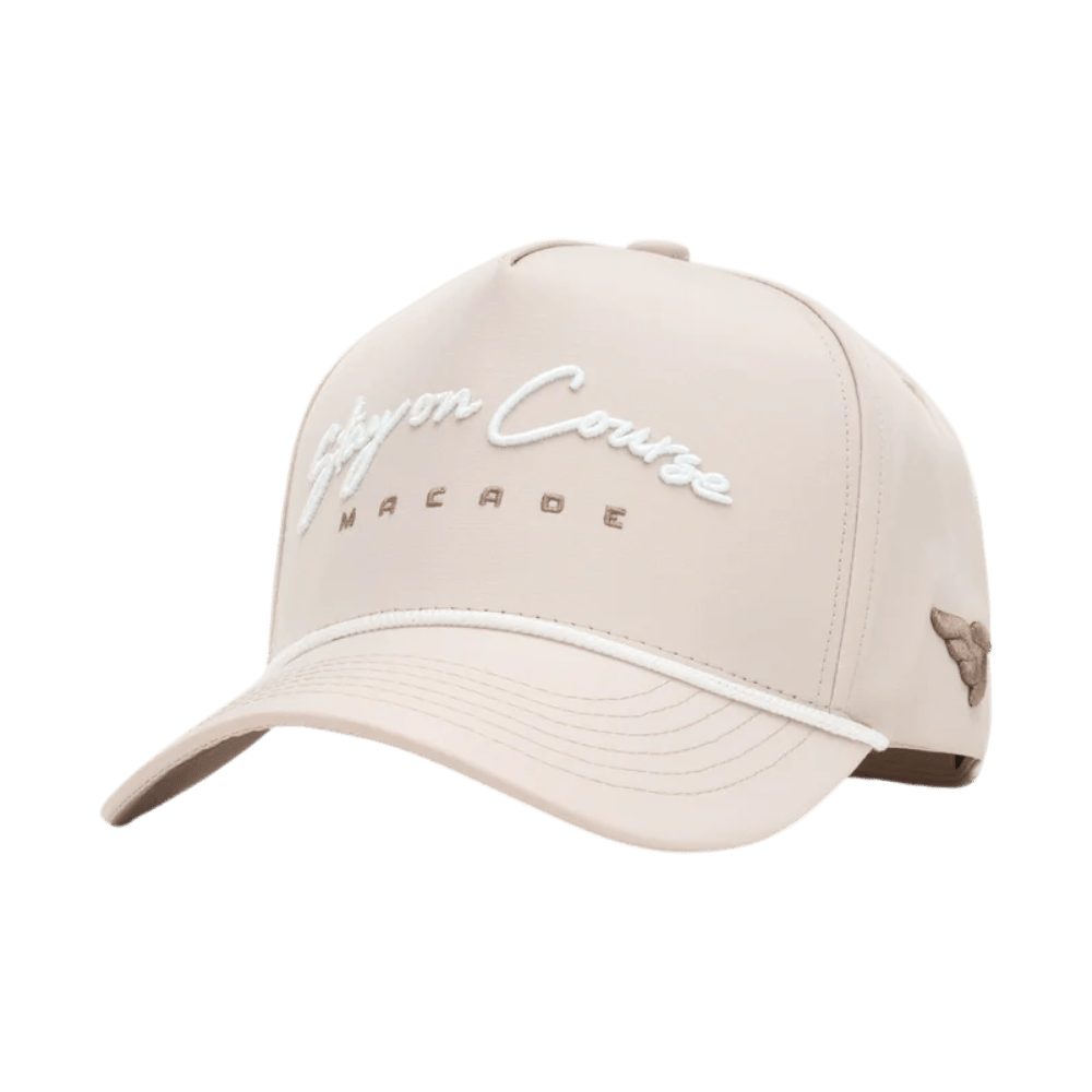 Macade Rope Course Tan Snapback Cap