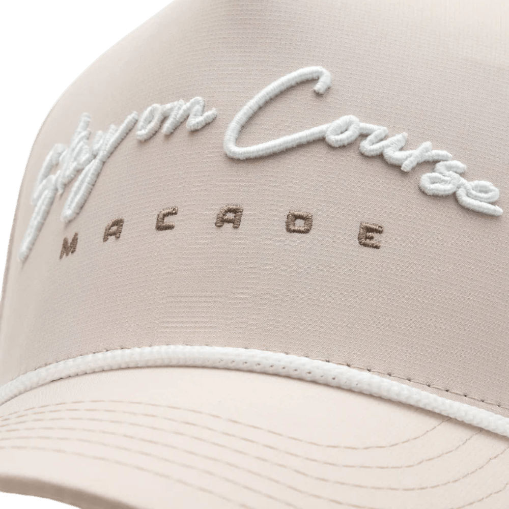 Macade Rope Course Tan Snapback Cap