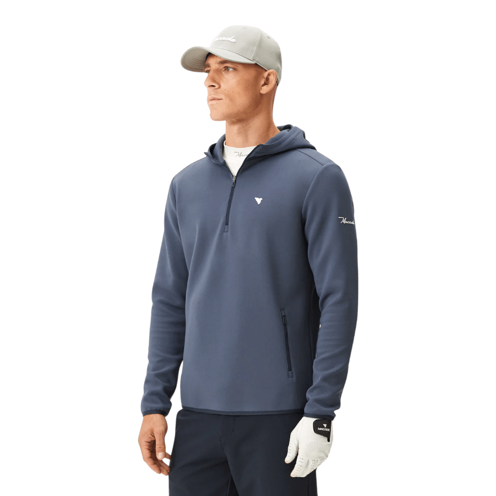 Macade Spruce Blue Therma Zip Hoodie