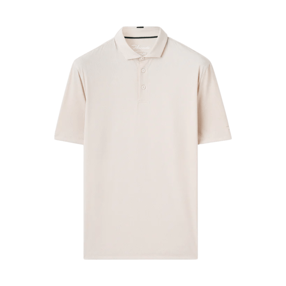 Macade Tan Paisley Core Polo Shirt