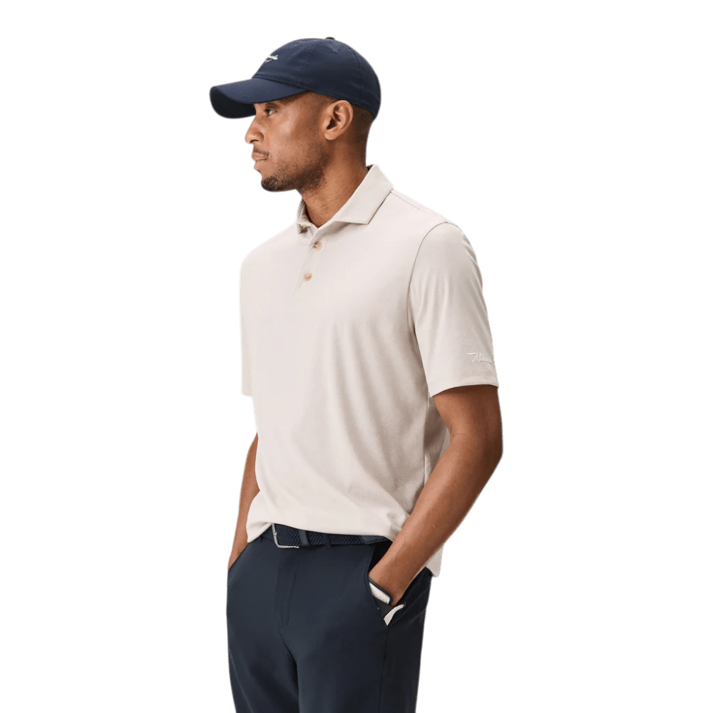 Macade Tan Paisley Core Polo Shirt