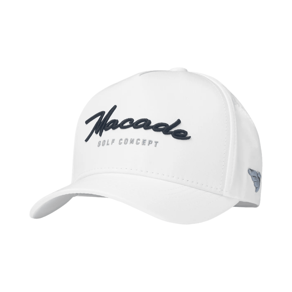Macade White Signature Snapback