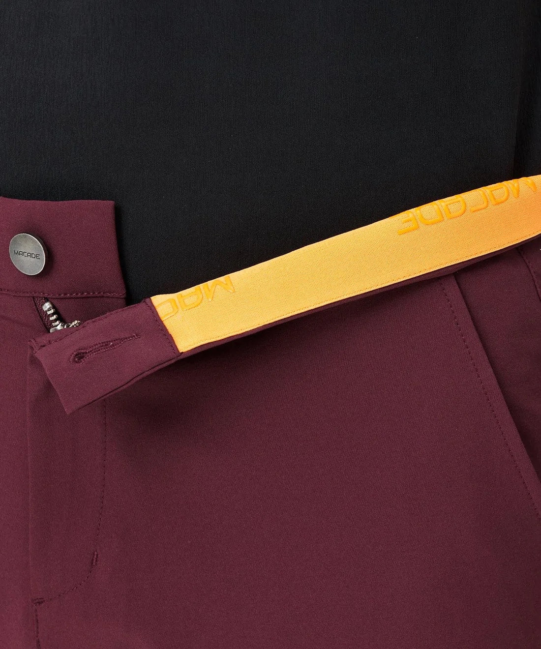 Macade Wine Four-Way Stretch Shorts