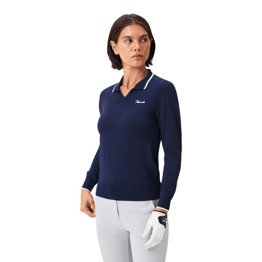 Macade Women's Ella Dark Bue Knit Top