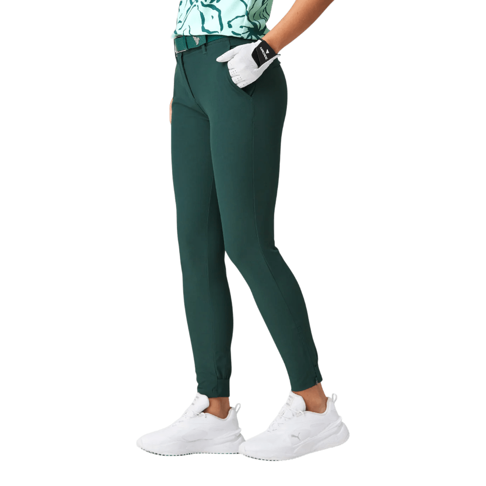 Macade Women's Teal Four-Way Stretch Golf Joggers