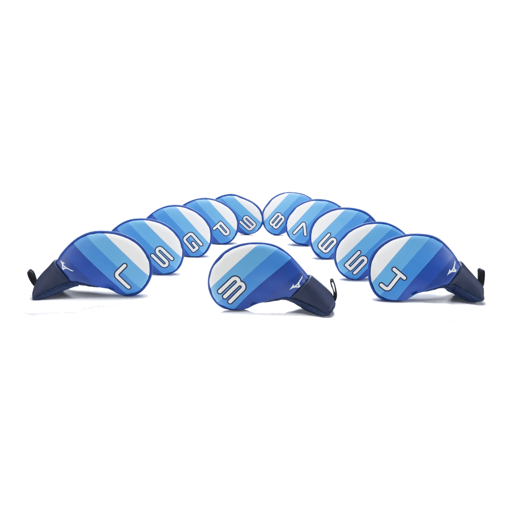 Mizuno Tour Iron White/Blue Headcovers