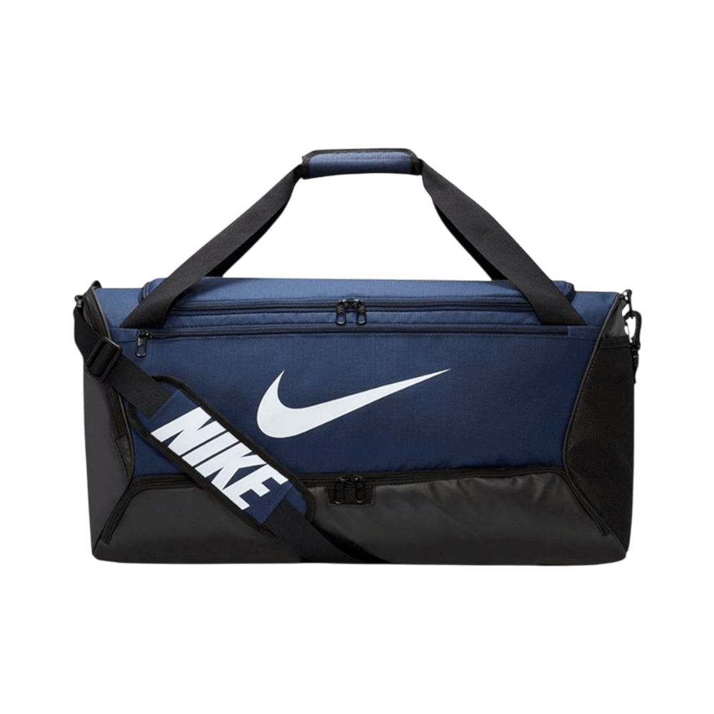 Nike Brasilia 9.5 Navy Duffel Bag