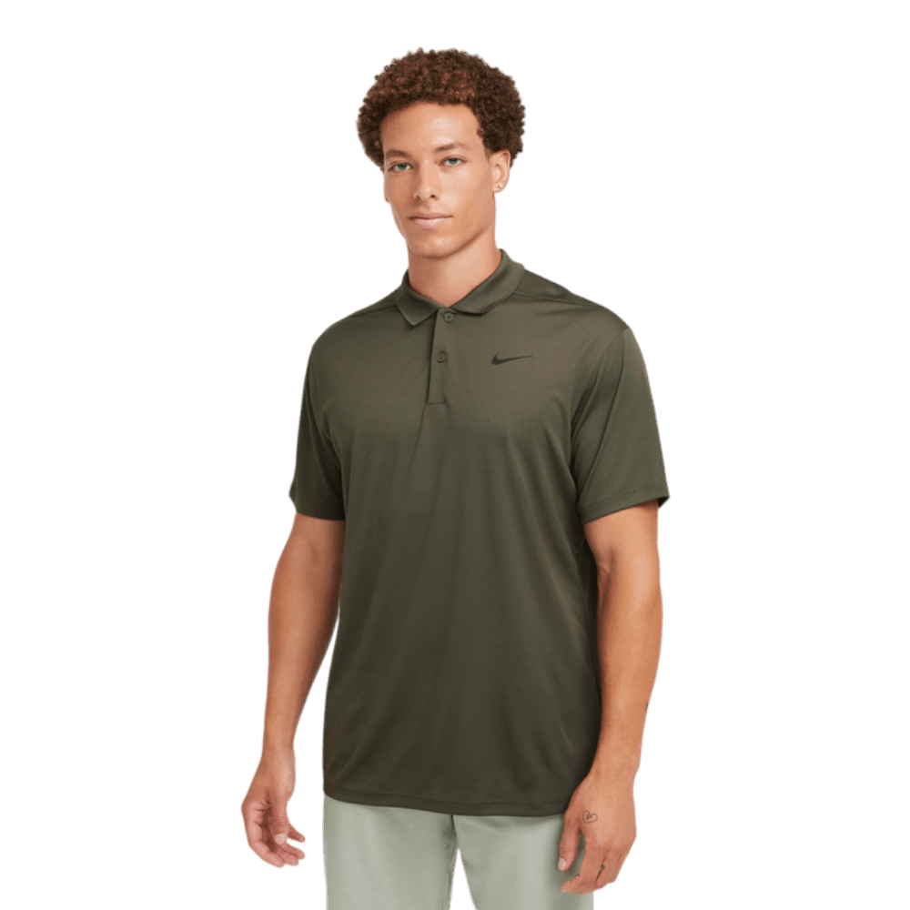 Nike Dri-Fit Victory Cargo Khaki/Black Golf Polo