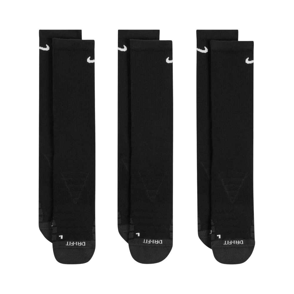 Nike Everyday Plus Crew Black Sock Pack