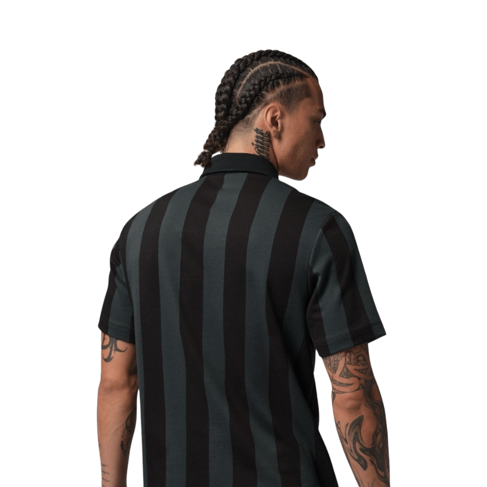 Nike Jordan Dri-Fit Black AOP Polo