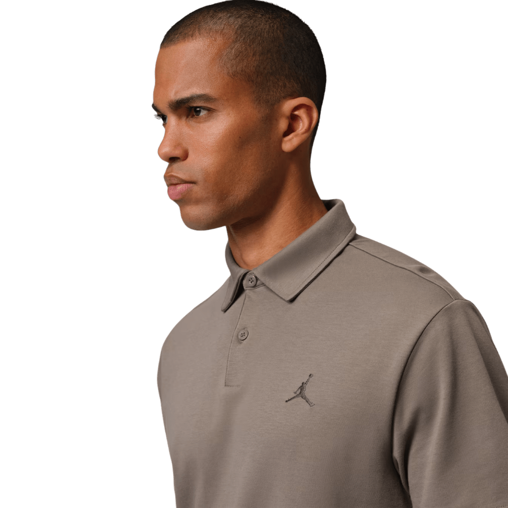 Nike Jordan Olive/Grey Dri-Fit Polo