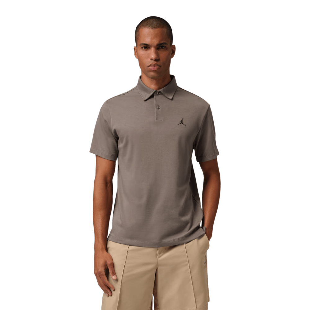 Nike Jordan Olive/Grey Dri-Fit Polo