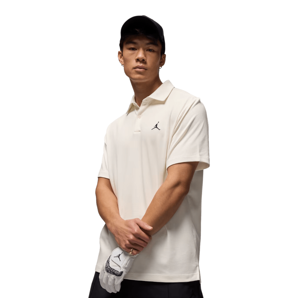 Nike Jordan Sail/Black Dri-Fit Polo
