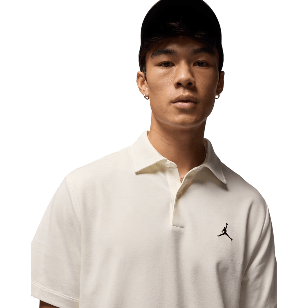 Nike Jordan Sail/Black Dri-Fit Polo