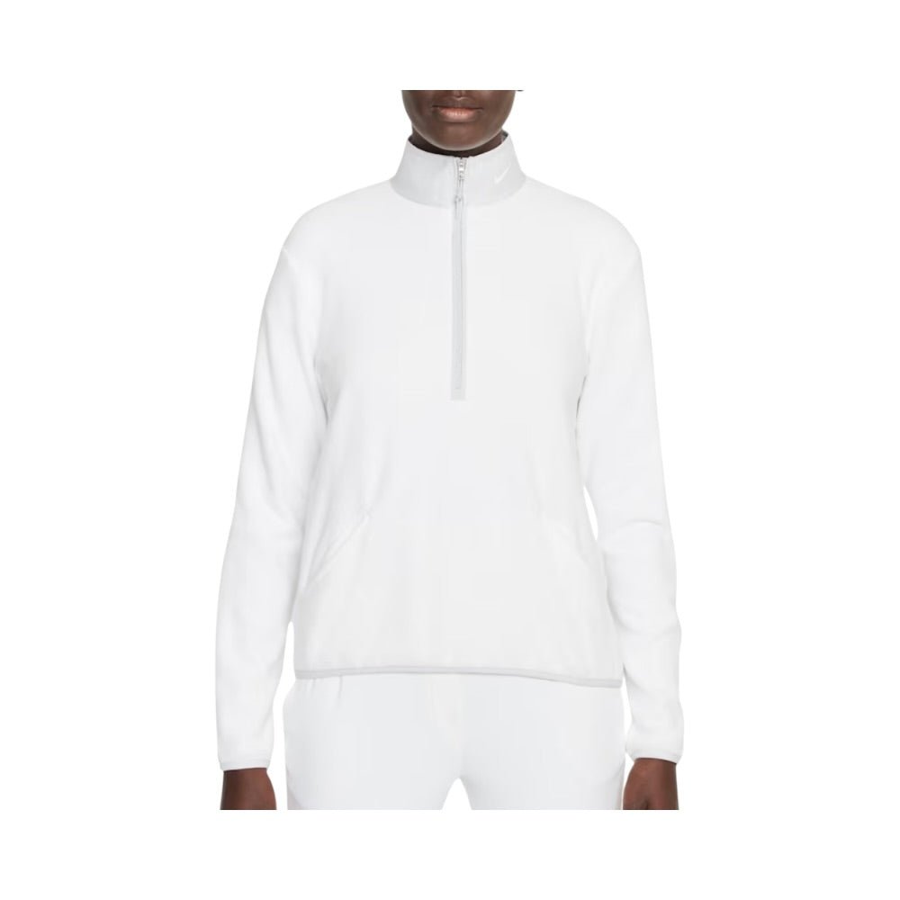 Nike Womans L/S White Victory 1/2 Zip