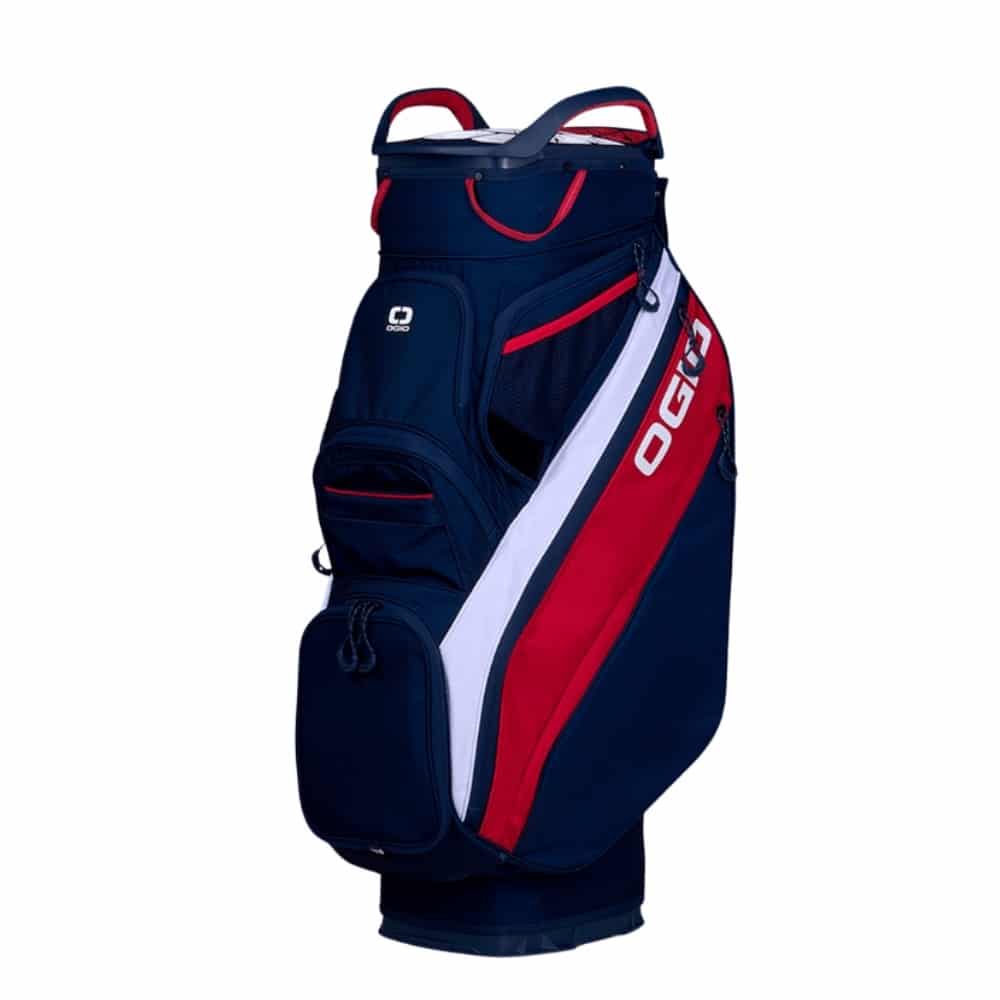OGIO Silencer Red/White/Blue Cart Bag