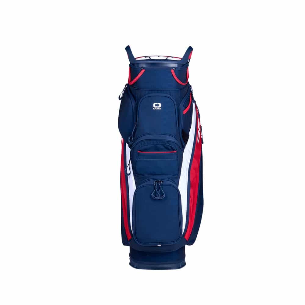 OGIO Silencer Red/White/Blue Cart Bag