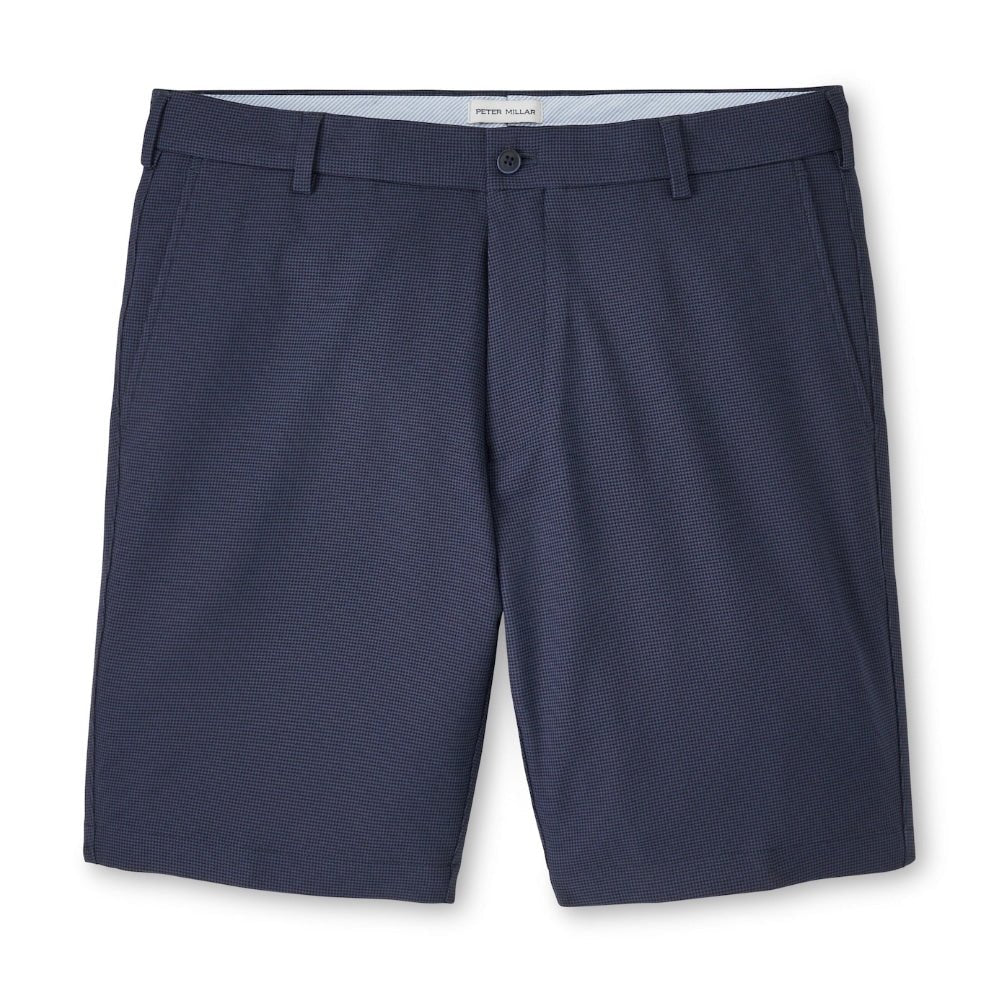 Peter Millar Salem Houndtooth Navy Shorts