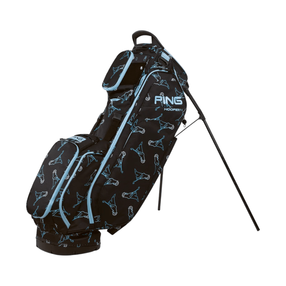 Ping 23 Black/Blue/Mr. Ping Hoofer 14 Stand Bag