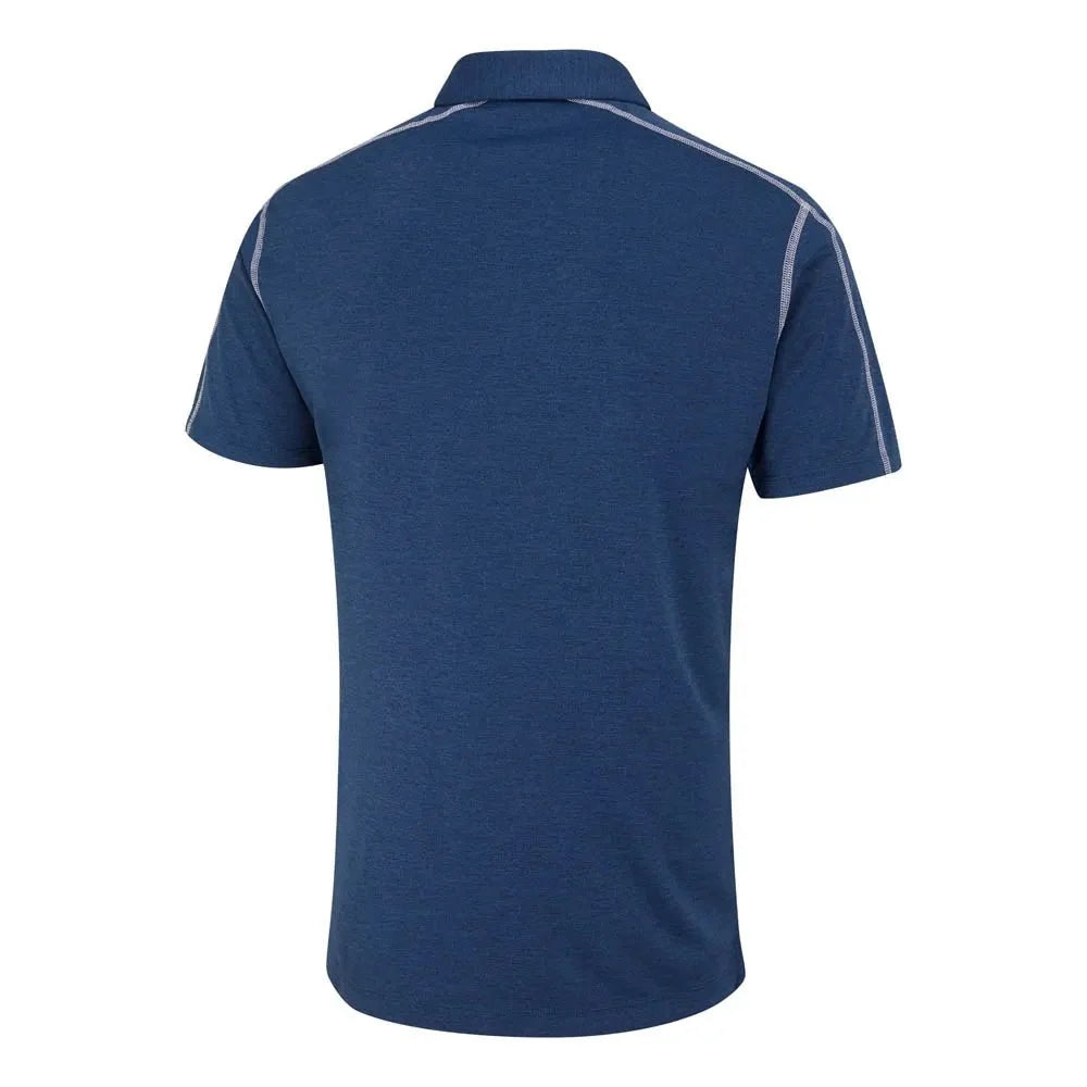 Ping Fynn Heathered Navy Polo