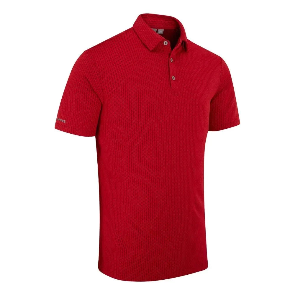 Ping Hershel Red Polo Shirt