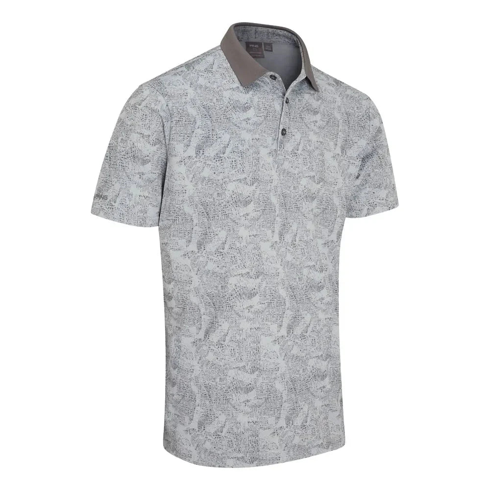 Ping Jared Pearl Grey Polo Shirt