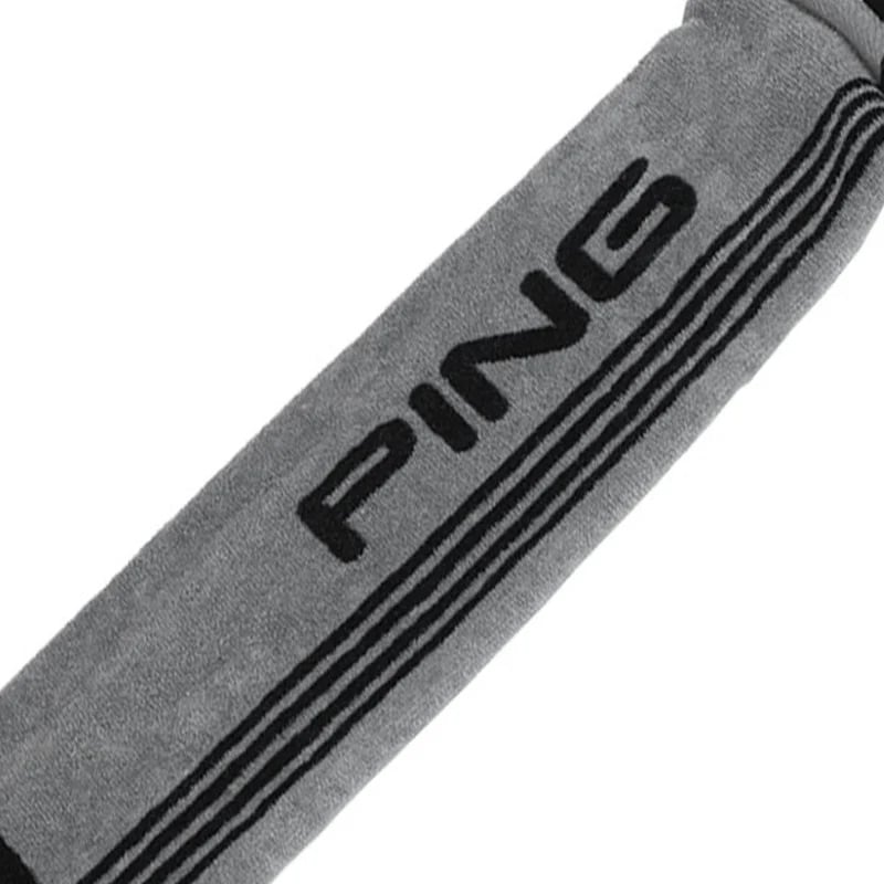 Ping Tri-Fold Towel Grey/Black