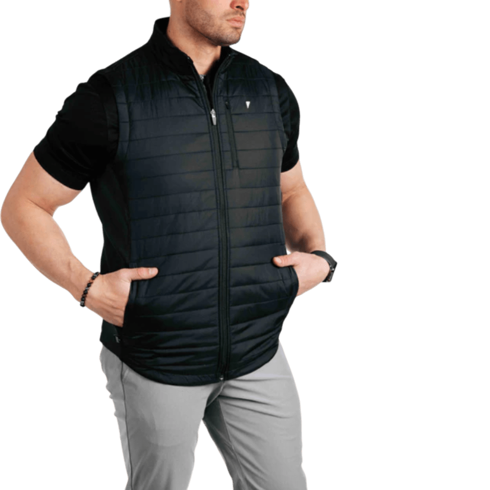 Primo Black Puff Vest Jacket