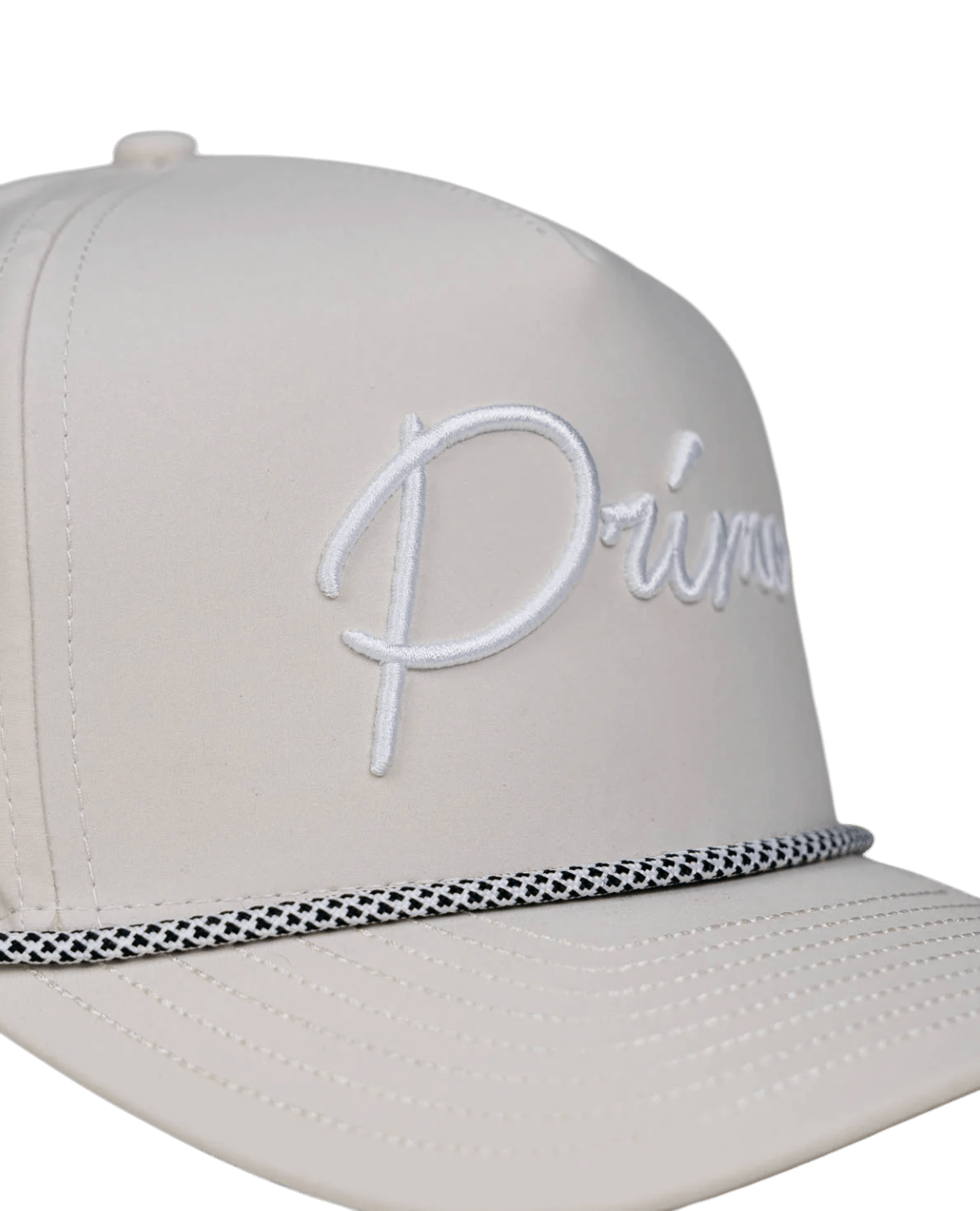 Primo & Grant Cream Rope Cursive Cap