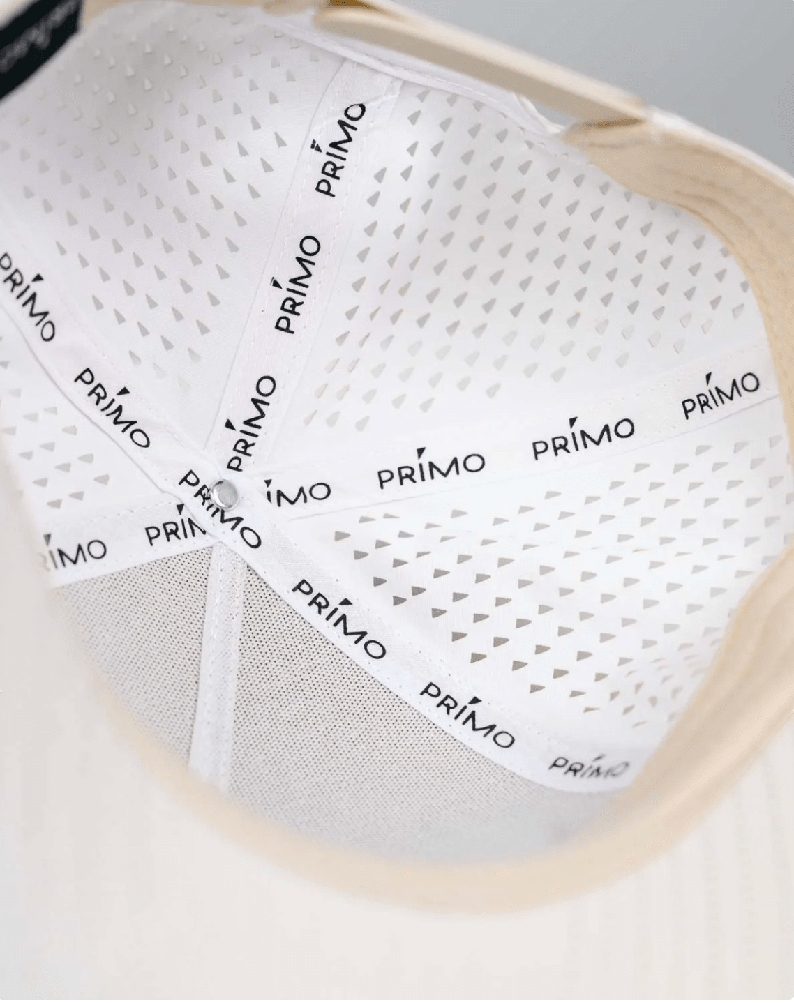 Primo & Grant Cream Rope Cursive Cap