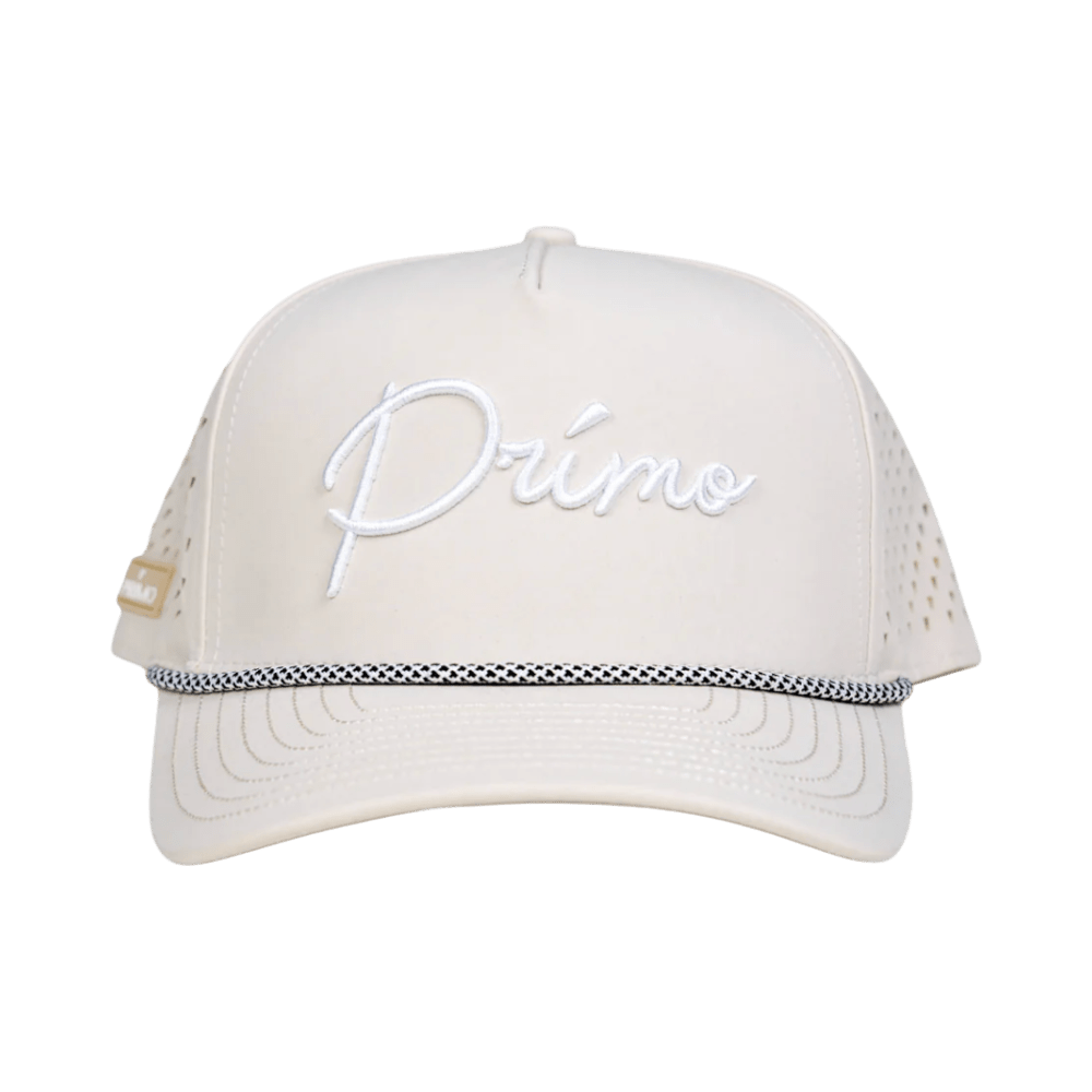 Primo & Grant Cream Rope Cursive Cap