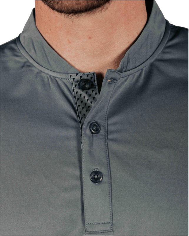 Primo Gray Blade Collar Polo