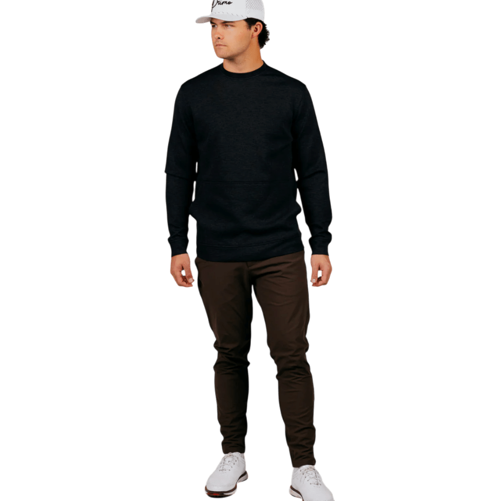Primo Heather Charcoal Fairway Crew Neck