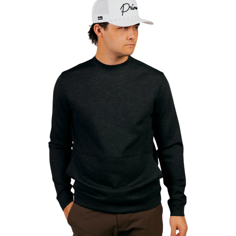 Primo Heather Charcoal Fairway Crew Neck