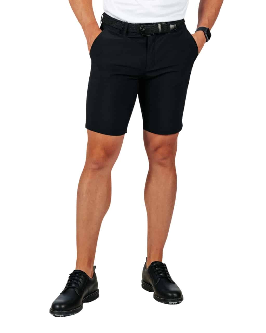 Primo Men's Black Golf Shorts
