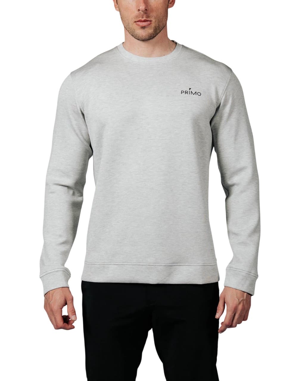 Primo Men's Crew Neck Heather Gray