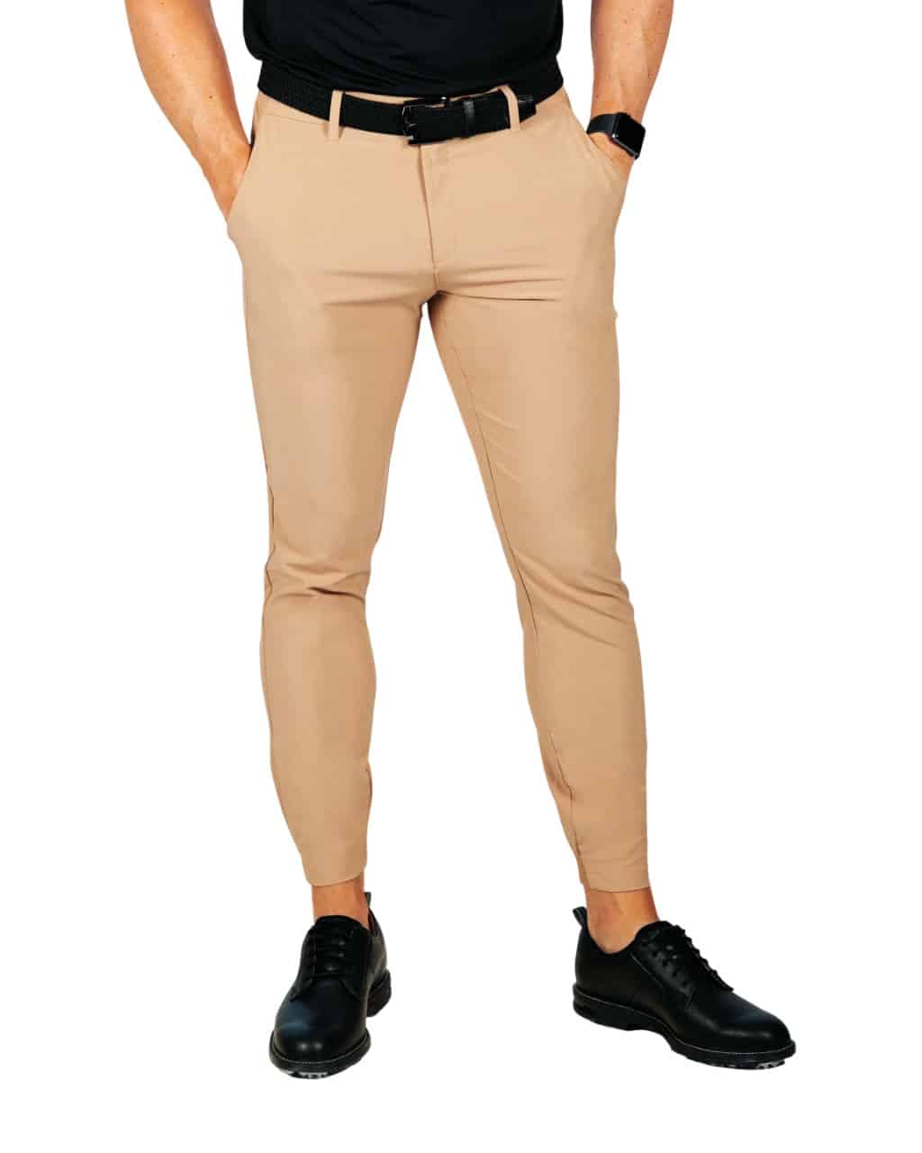 Primo Men's Khaki Golf Joggers