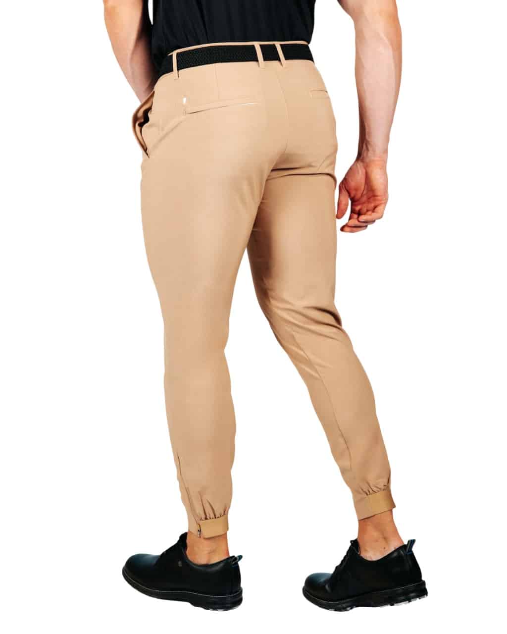 Primo Men's Khaki Golf Joggers