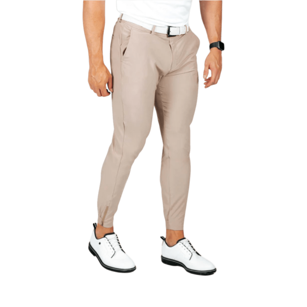 Primo Men's Light Brown Golf Joggers