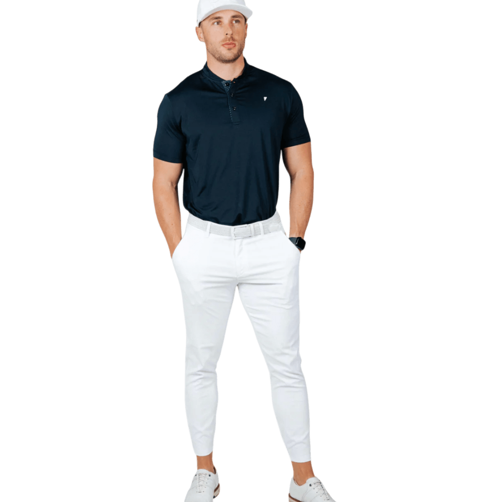 Primo Navy Blade Collar Polo