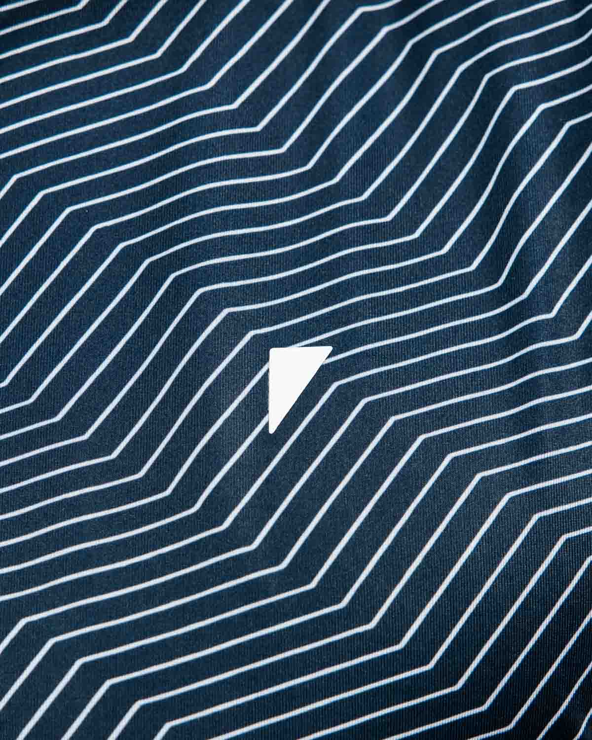 Primo Navy Chevron Classic Polo
