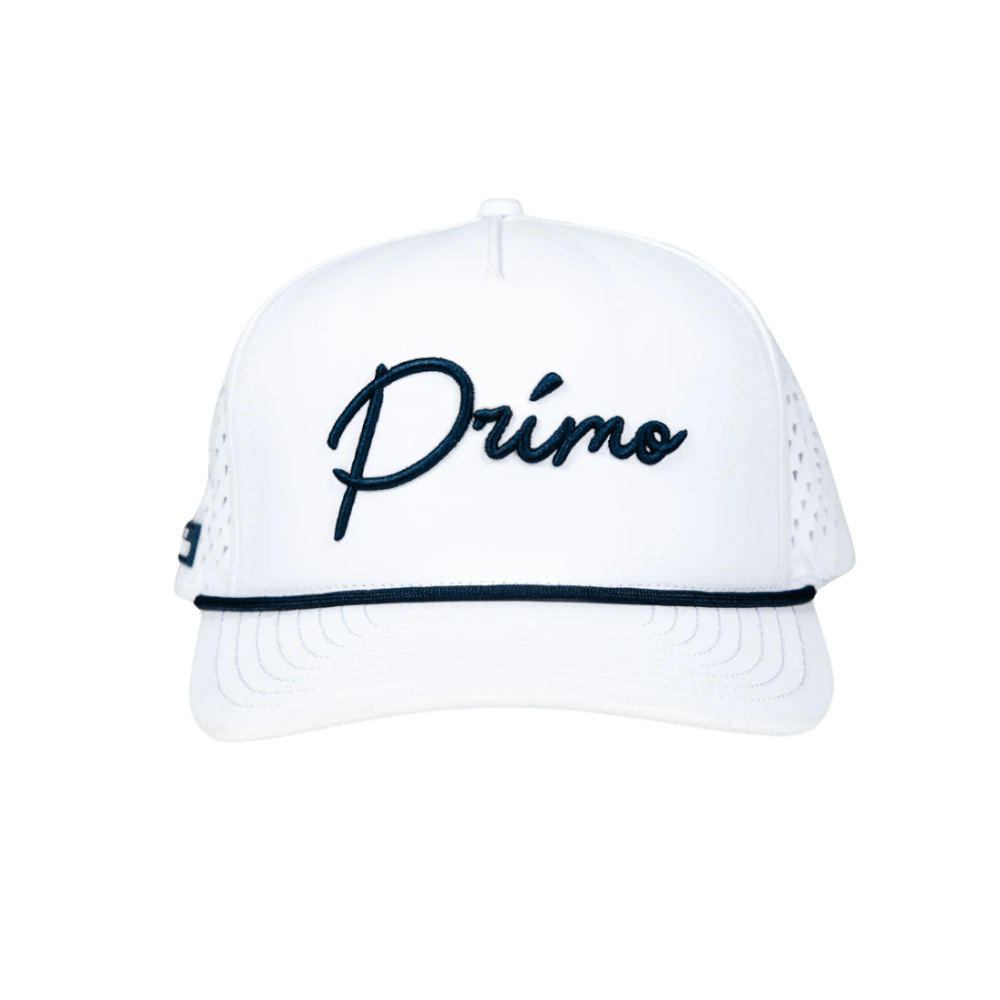 Primo Navy/White Rope Cursive Cap