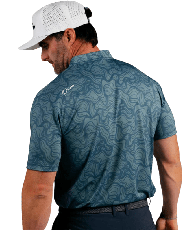 Primo Ocean Scape Blade Collar Polo