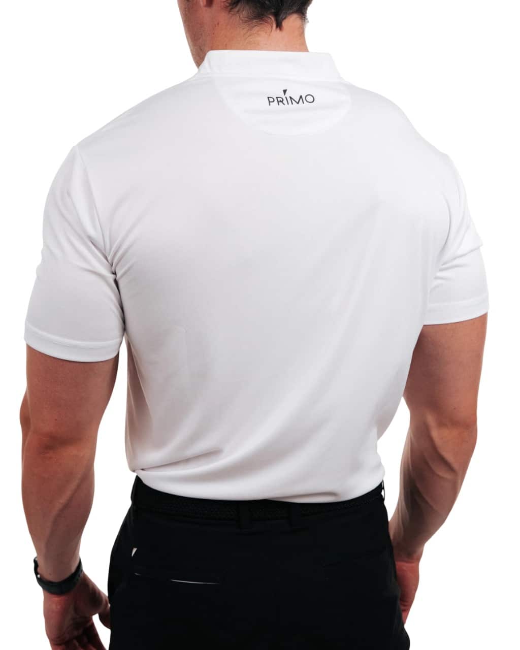 Primo White Blade Collar Polo